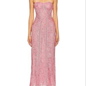 ROCOCO SAND X Revolve Paris Lace Midi Dress